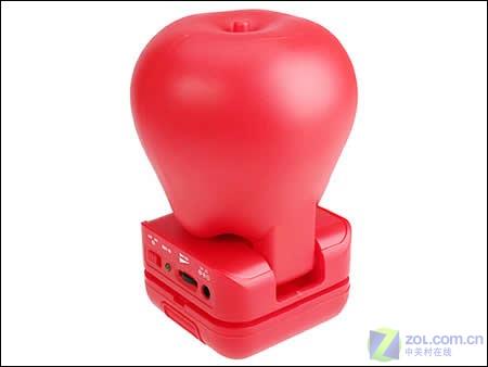 红苹果爱上白苹果 超可爱iPod扬声器