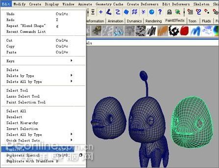 Maya2008制作长江7号外星狗表情篇