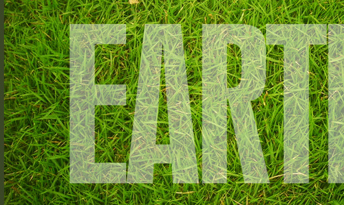 Photoshop文字特效 製作綠色立體草坪字