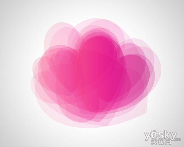 Photoshop CS5实例教程 制作浪漫可爱的粉红色心