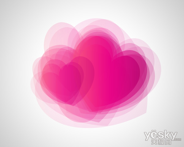 Photoshop CS5实例教程 制作浪漫可爱的粉红色心