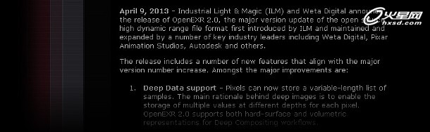 最新发布工业光魔图像工具OpenEXR 2.0版本及源代码