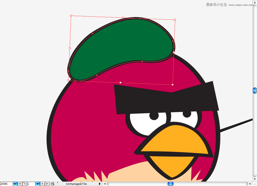 Illustrator教程 完美绘制愤怒的小鸟游戏场景图
