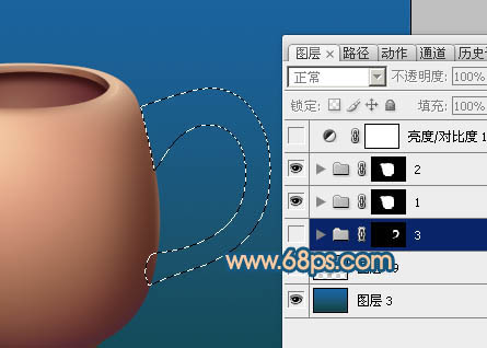 Photoshop实例教程 绘制一个古朴的陶瓷茶壶罐子 图25