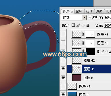 Photoshop实例教程 绘制一个古朴的陶瓷茶壶罐子 图26