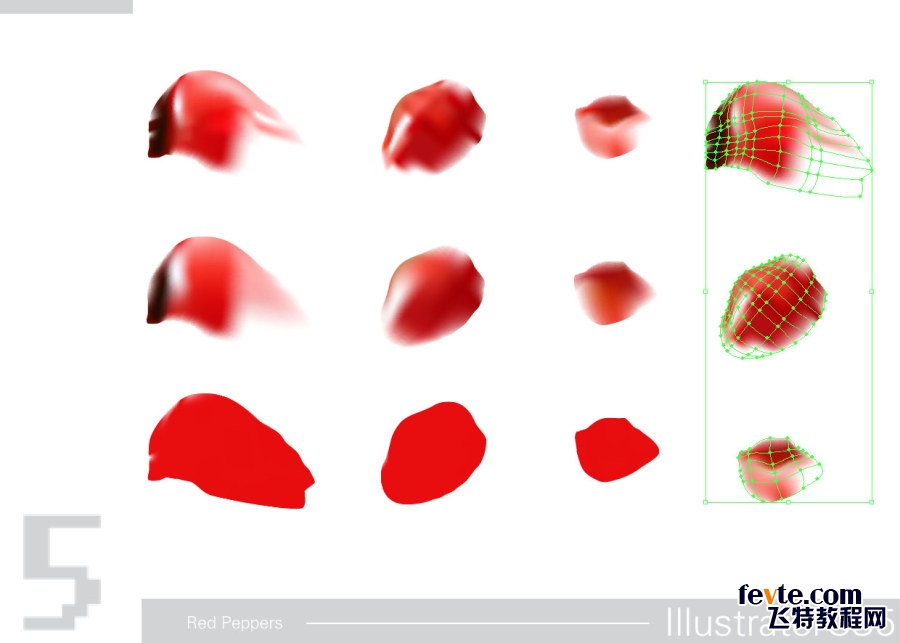 AI CS5实例教程 绘制一个漂亮的红色辣椒 图6