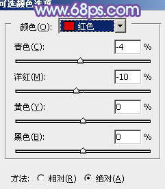 PS后期处理教程 打造柔和的橙黄色外景美女照片 图25