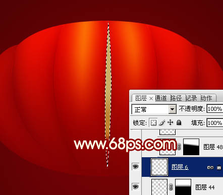 Photoshop实例教程 制作春节喜庆红灯笼 图15