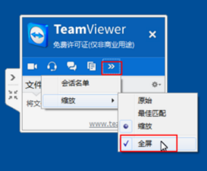 teamviewer怎么缩放窗口