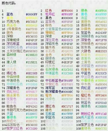 球球大作战名字颜色代码大全