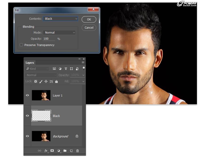 Photoshop打造人像照片MV分散镜面效果 图5
