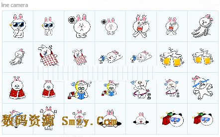 LINE camera表情包