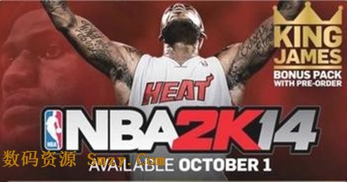 NBA2K14通用免DVD补丁