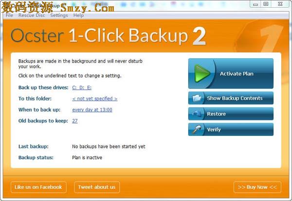 Ocster 1-Click Backup注册版