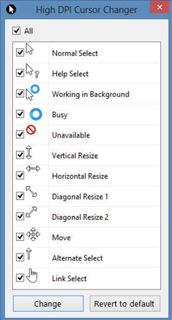 High DPI Cursor Changer