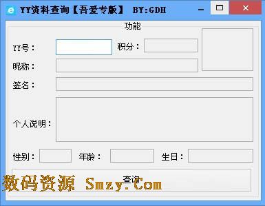 yy资料查询器