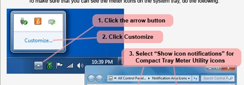 Compact Tray Meter