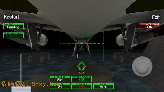飞机夜间飞行模拟电脑版