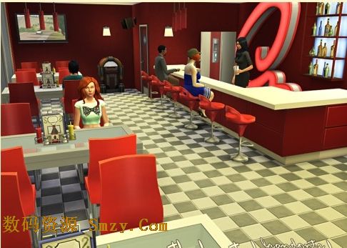 模拟人生4复古温馨咖啡屋MOD