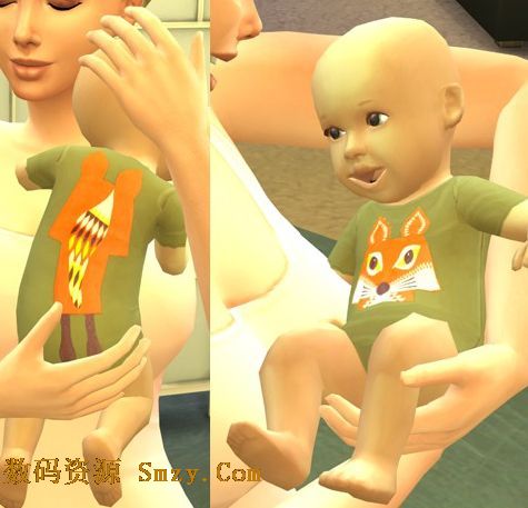 模拟人生4十款婴儿套装MOD