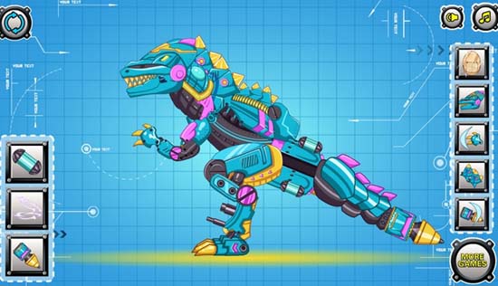 机械霸王龙组装恐龙玩具iOS版(拼图类手机游戏) v1.4 免费版