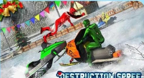 雪地车辆碰撞赛3D安卓版(Snowmobile Crash Derby 3D) v1.1 免费版