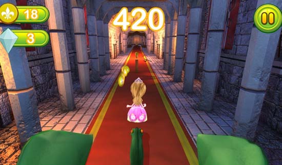 公主神庙逃亡iPhone版(3D跑酷类手机游戏) v1.0 免费版