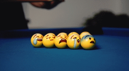 Emoji台球表情包