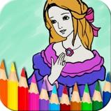 公主涂色绘本iPhone版(儿童涂鸦游戏) v1.2.5 苹果版