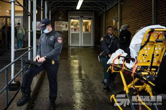  新型冠状病毒感染病例已经让纽约的医院不堪重负。图片来源：Misha Friedman/Getty