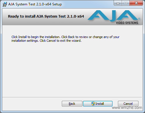 AJA System Test软件截图