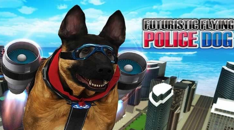 未来飞行警犬Android版(Futuristic Flying Police Dog) v1.2 手机版