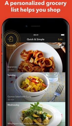 膳食计划ios官网版(美食推荐软件) v1.3 苹果手机版