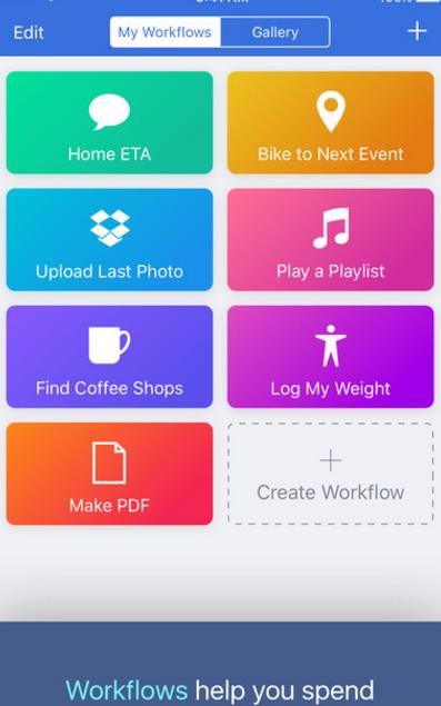 Workflow苹果官网版(强大的自动化工作流) v1.11.3 iOS正式版