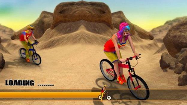小丑越野自行车骑士最新版(自行车挑战竞技) v1.1 安卓手机版