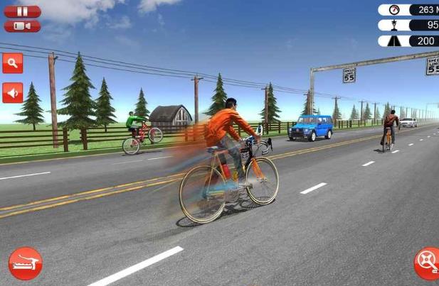 自行车四重特技赛车手机版(自行车竞速游戏) v1.1 安卓版 