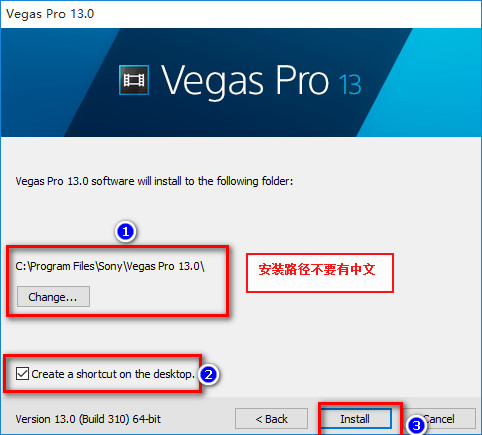 sony vegas pro破解版安装教程注意