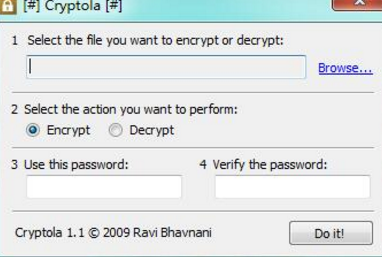 Cryptola文件加密软件截图