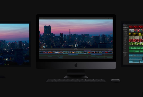 史上最强大Mac电脑iMac Pro界面