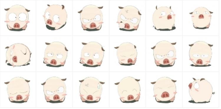 猪的动态表情包