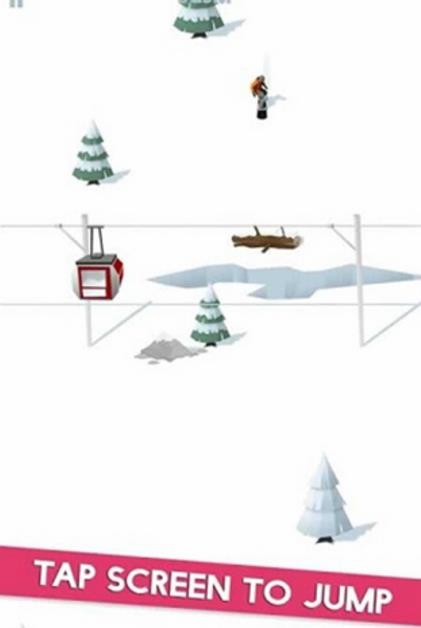 急速雪山滑雪手机安卓版(重力感应的操控方式) v1.3.0 正式版