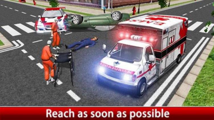 城市模拟救护车安卓版(化身为白衣天使) v1.5 手机版