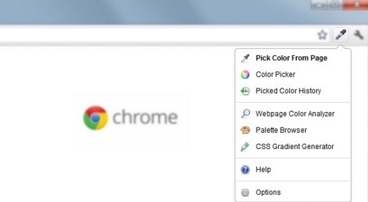 谷歌浏览器取色插件使用