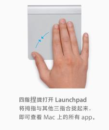 mac电脑触控板手势总结界面