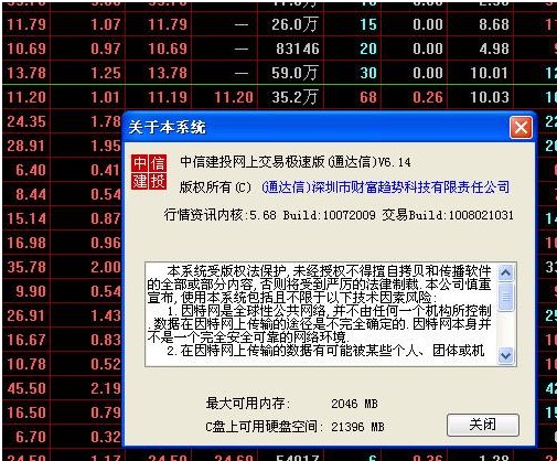 中信建投网上交易系统