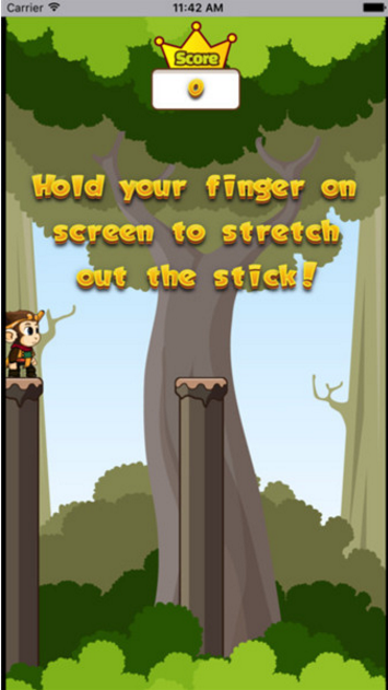 猴子过桥iOS版(休闲类手机游戏) v1.2 免费版