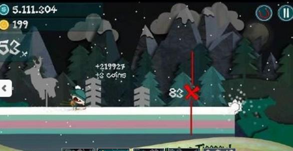 吉米的滑雪之旅安卓最新版(画面非常可爱的游戏) v1.1 手机版