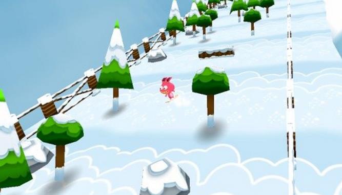 滑雪达兔最新安卓版(非常虐心的一款游戏) v1.2 手机版
