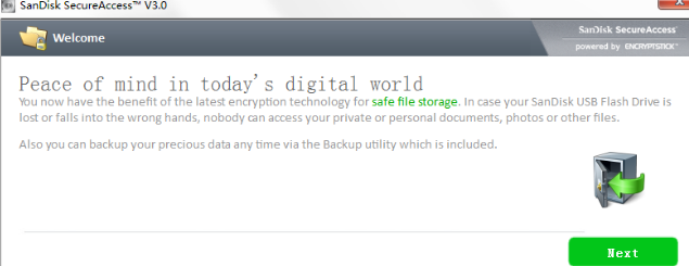 SanDisk SecureAccess绿色版