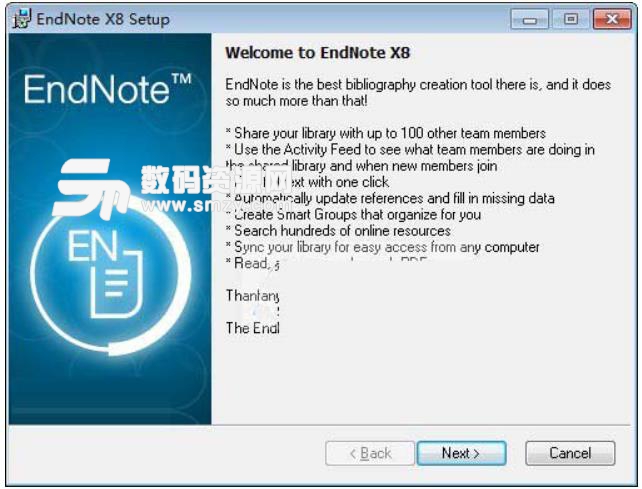 endnote x8官方正式版